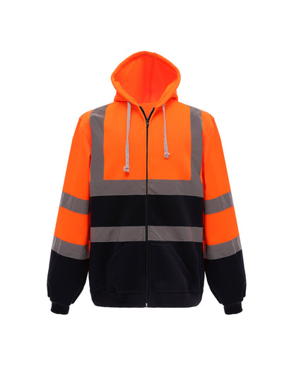 Yoko Hi Vis Zipped Hoodie
