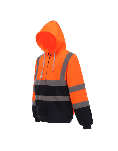 Yoko Hi Vis Zipped Hoodie