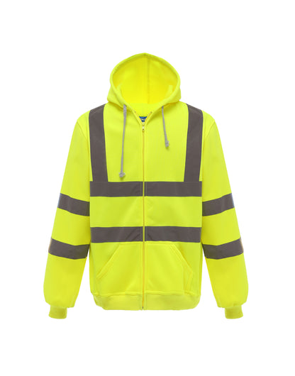 Yoko Hi Vis Zipped Hoodie