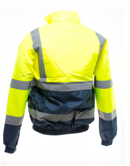 Yoko Hi Vis 2 Tone Bomber Jacket