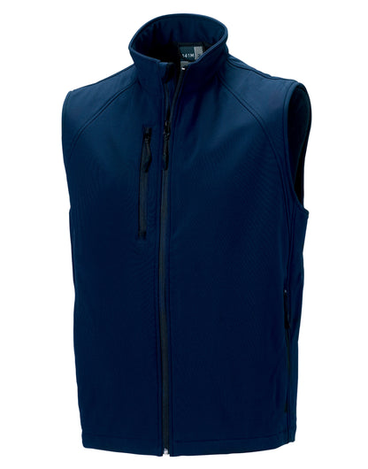 R141M Russell Mens Softshell Gilet