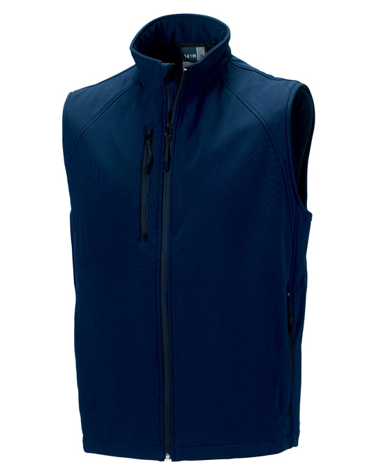 R141M Russell Mens Softshell Gilet