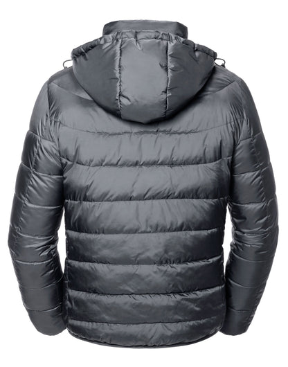 R440M Russell Mens Hooded Nano Jacket