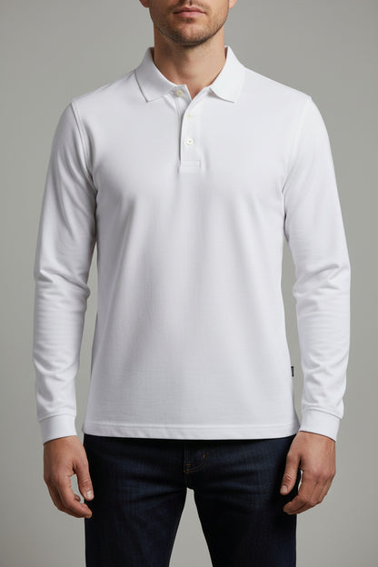 Tee Jays Mens Luxury L/S Stretch Polo