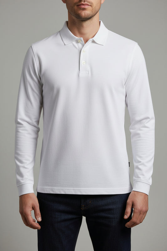 Tee Jays Mens Luxury L/S Stretch Polo