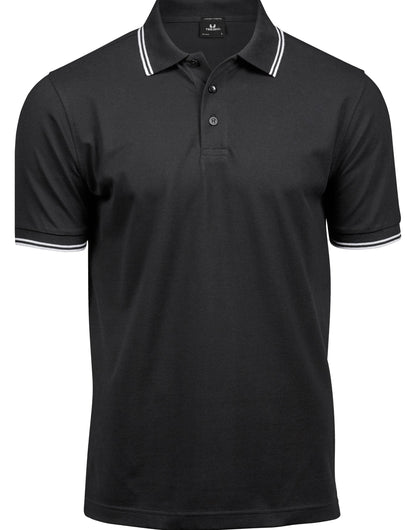 Tee Jays Mens Luxury Stripe Stretch Polo