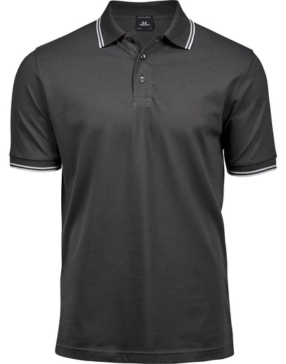 Tee Jays Mens Luxury Stripe Stretch Polo