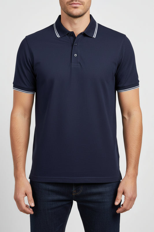 Tee Jays Mens Luxury Stripe Stretch Polo