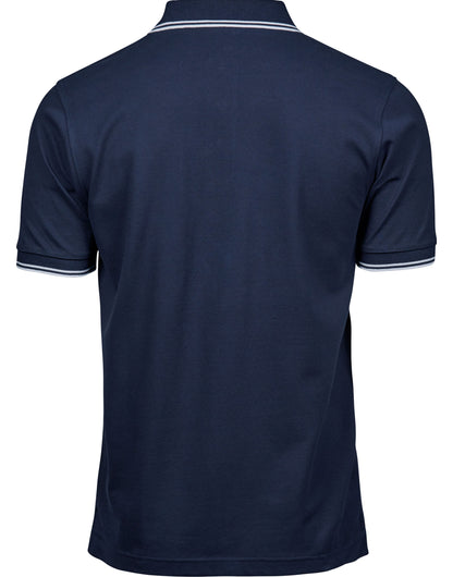 Tee Jays Mens Luxury Stripe Stretch Polo