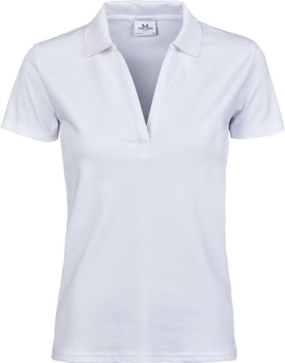 Tee Jays Womens Luxury Stretch V Polo