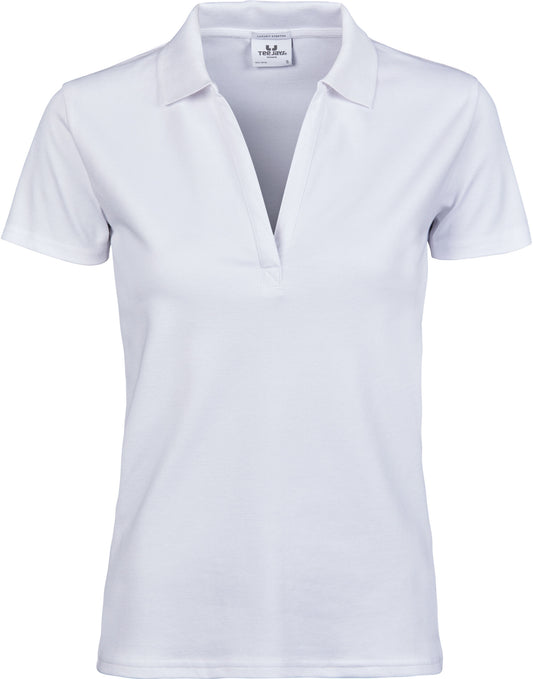 Tee Jays Womens Luxury Stretch V Polo