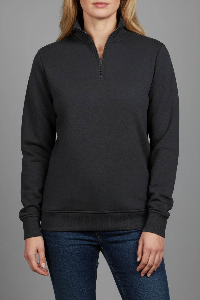 TJ5438 Tee Jays Half Zip Sweatshirt