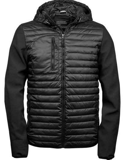 Tee Jays Mens Hooded Crossover Jacket